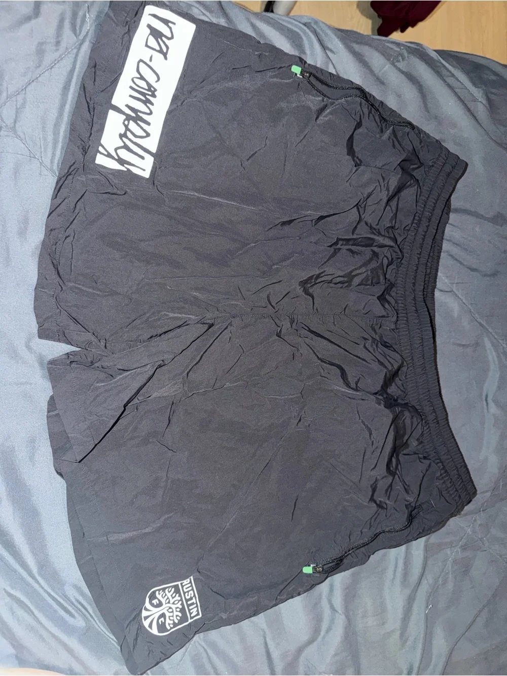 adidas Black Athletic Running Shorts with Subtle Logo